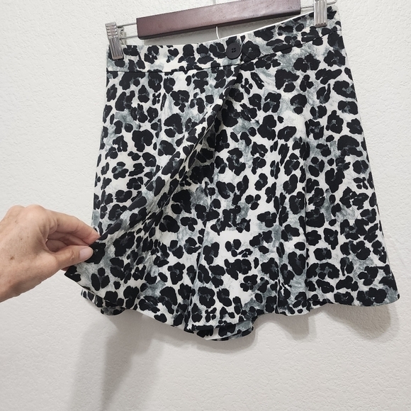 NWT Zara Animal Print Skort Size S - Picture 5 of 7
